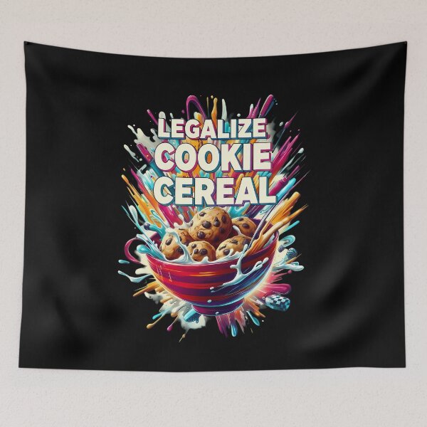 Item preview, Legalize Cookie Cereal – Funny Cookie Cereal Breakfast Design designed and sold by Art-Arcade6.