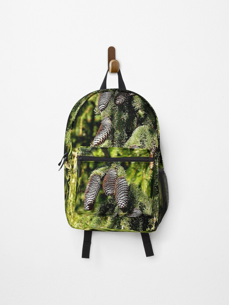 Thumbnail 1 of 3, Backpack, Pinecones designed and sold by BirgitMo.