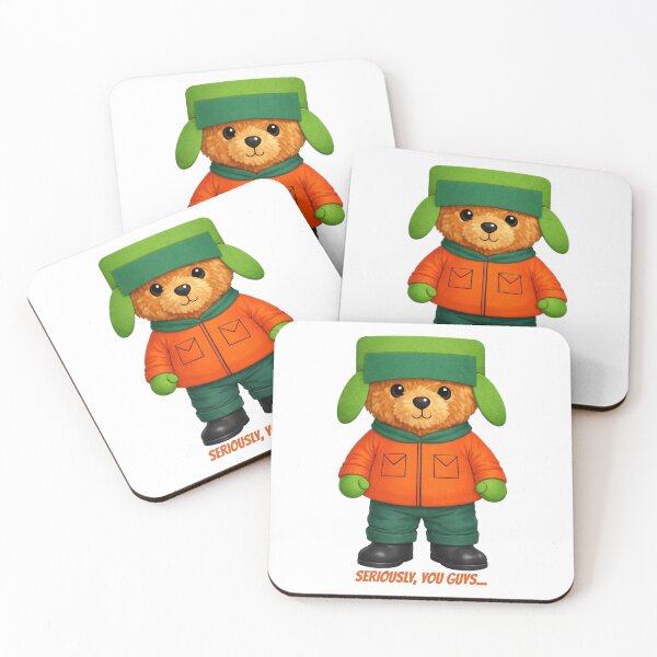 Item preview, Cute Bear in Green Trapper Hat - 90s Retro Winter Nostalgia ❄️ designed and sold by CuteBear87.