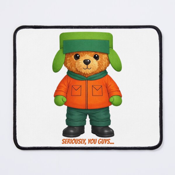 Item preview, Cute Bear in Green Trapper Hat - 90s Retro Winter Nostalgia ❄️ designed and sold by CuteBear87.