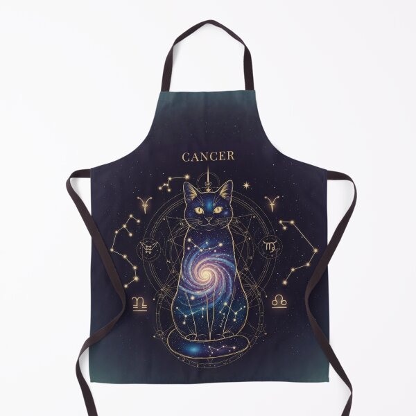 Item preview, Cancer Zodiac Cat – Celestial Astrology Cat, Cosmic Galaxy Cat Illustration designed and sold by saphira-art.