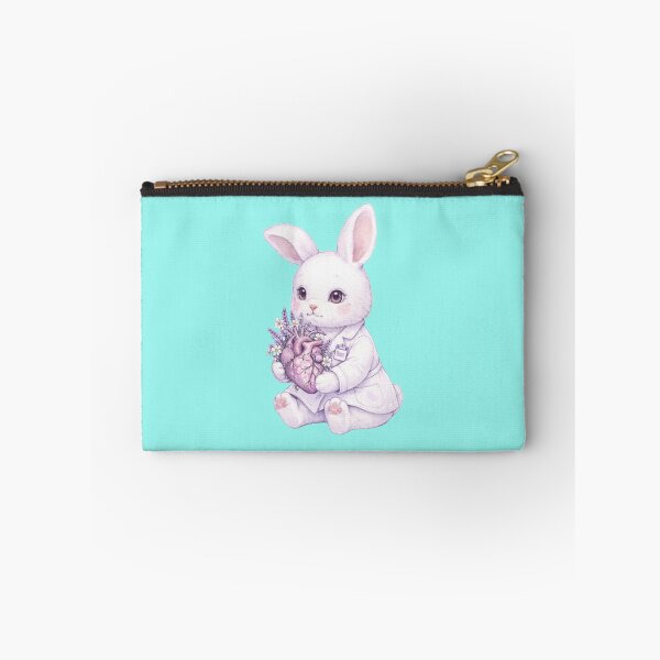 Item preview, Cardiology Bunny with Anatomical Heart – Cute Medical Illustration designed and sold by med-lavender-ee.