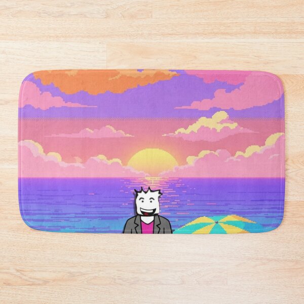 Item preview, Vaporwave Beach scenery with OC designed and sold by SamiVaporStudio.
