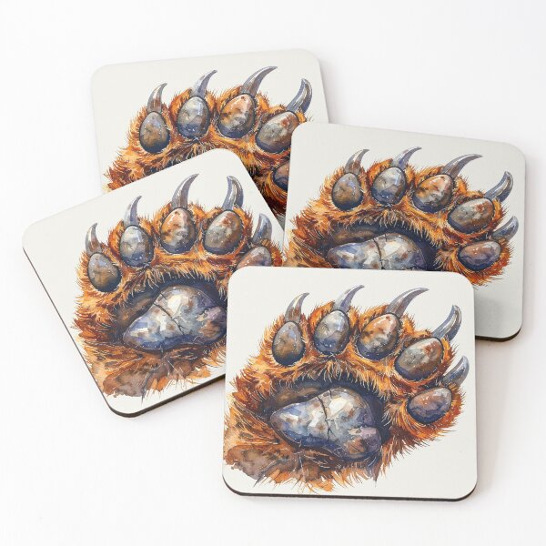 Item preview, Bear's claw in watercolor style designed and sold by LiskoDesign.