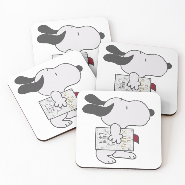 Item preview, snoopy reading the secret life of addie larue designed and sold by liveawhimsylife.