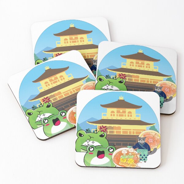 Item preview, Wonders at the Golden Pavilion with Cat and Frogs designed and sold by Kanniax.