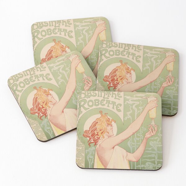 Item preview, Vintage Absinthe Robette art nouveau Poster  designed and sold by blackdogshop.