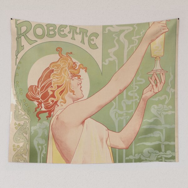 Item preview, Vintage Absinthe Robette art nouveau Poster  designed and sold by blackdogshop.