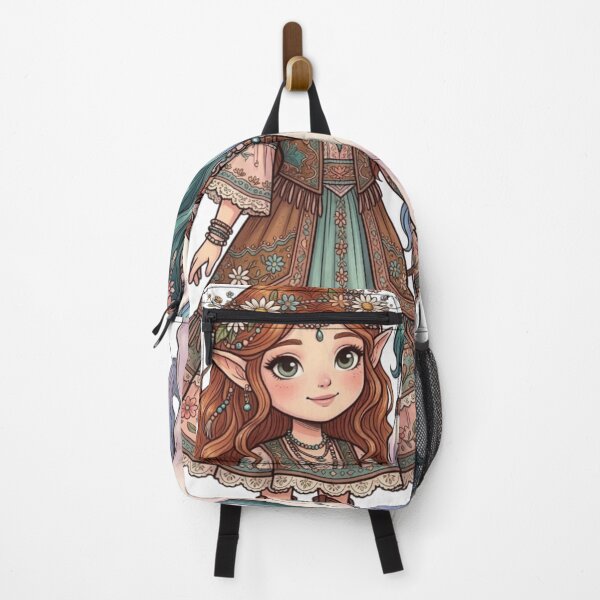 Item preview, An elf girl with a unicorn. designed and sold by PP&RAINBOW SHOP.