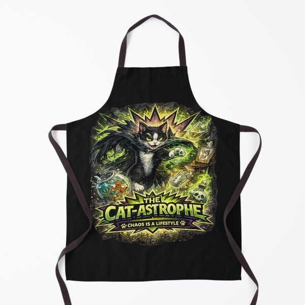 Item preview, The Cat-Astrophe Villain Chaos Is a Lifestyle Super Pet Villain League designed and sold by WildWonderfulWear.