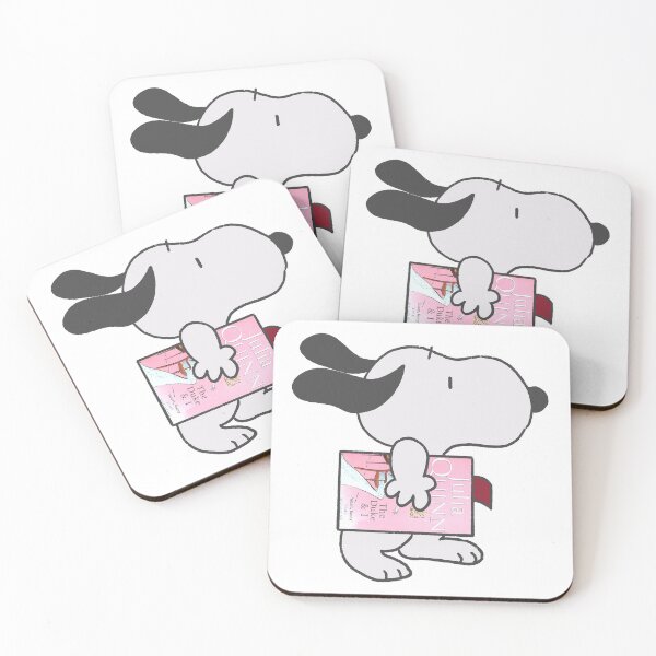 Item preview, snoopy reading bridgerton the duke and i designed and sold by liveawhimsylife.