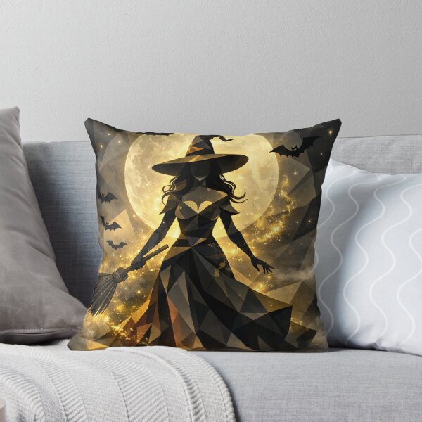Item preview, Mystical Geometric Witch Under Moonlight designed and sold by Artozat.