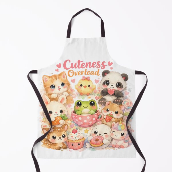 Item preview, Cuteness Overload Watercolor Cute Animal Illustration designed and sold by Nusha Creations.