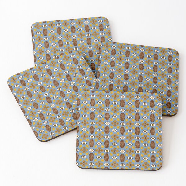 Item preview, Seamless Mystical Eye and Ornamental Retro Pattern designed and sold by Rômulo Queiroz.