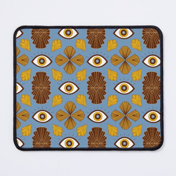 Item preview, Seamless Mystical Eye and Ornamental Retro Pattern designed and sold by Rômulo Queiroz.