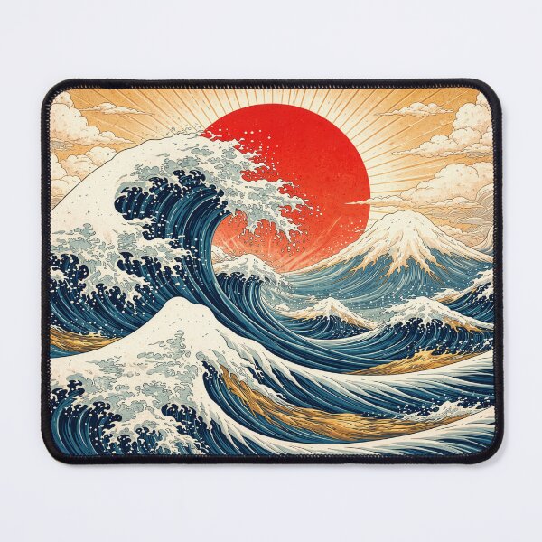 Item preview, Japanese sea waves designed and sold by Kate1art.