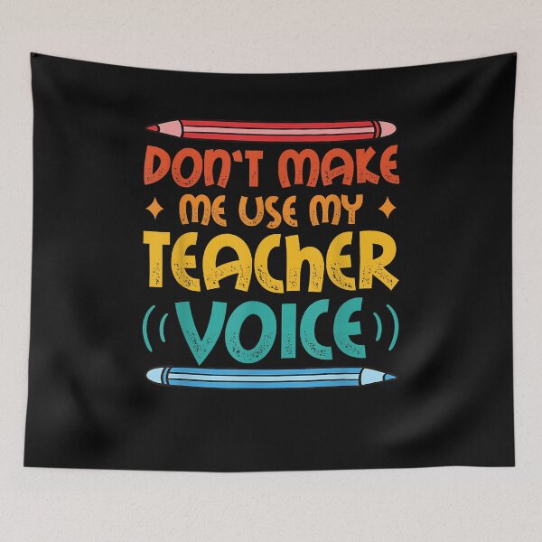 Item preview, Teacher Voice Teacher life Primary School Teacher designed and sold by Goleon12.