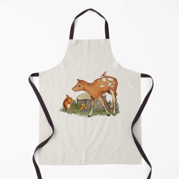 Item preview, Woodland Critters, Fawn, Bird, and Squirrel, Illustration designed and sold by JoyfulWhimsy.
