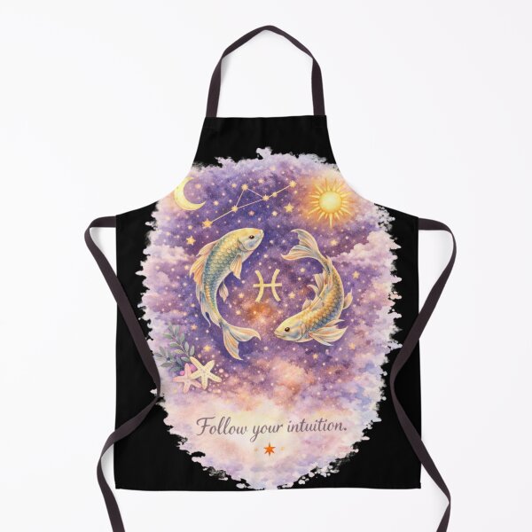 Item preview, Pisces Zodiac Watercolor – Koi Fish Celestial Astrology Art | Follow Your Intuition designed and sold by ChemiroL.