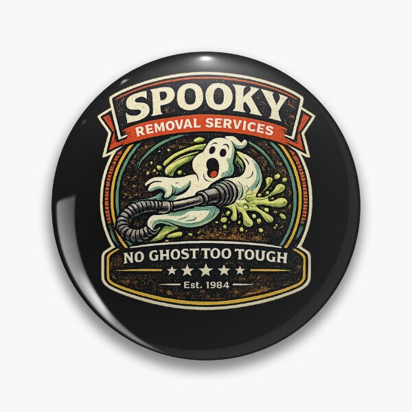 Item preview, Spooky Removal Services Ghost Exterminator Funny Haunted Pest Control Shirt designed and sold by GhostDawgs.