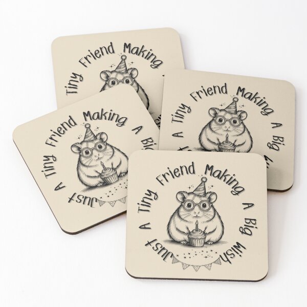 Item preview, Cute Hamster Birthday Wish designed and sold by StoneybrokeM.