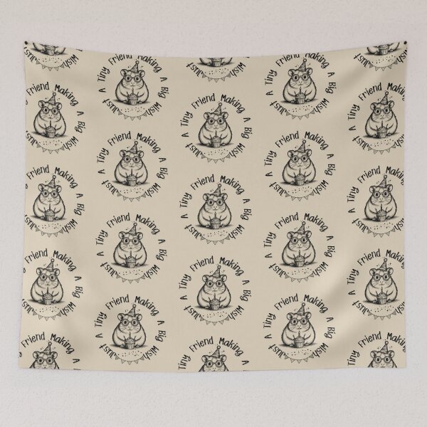 Item preview, Cute Hamster Birthday Wish designed and sold by StoneybrokeM.