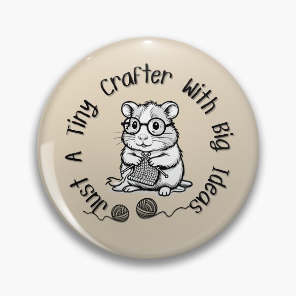 Item preview, Cute Hamster Knitting designed and sold by StoneybrokeM.