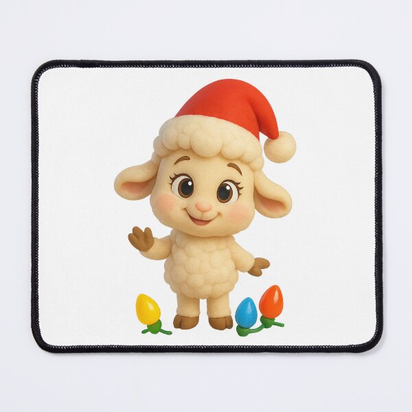 Item preview, Christmas Lamb Girl designed and sold by Sillytoe.
