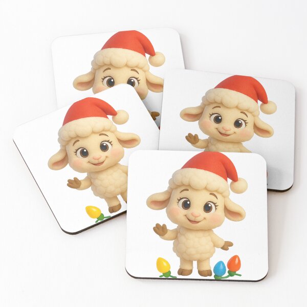 Item preview, Christmas Lamb Girl designed and sold by Sillytoe.