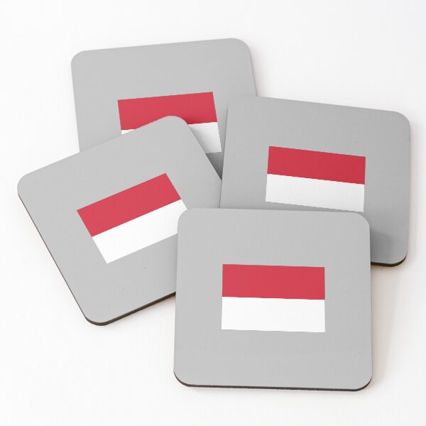 Artikelvorschau, Flagge von Monaco entworfen und verkauft von Inspirationmotivation.
