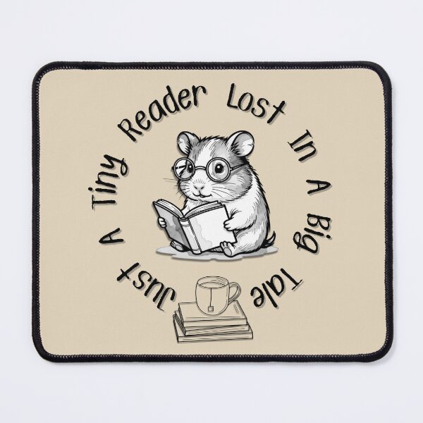 Item preview, Cute Hamster Reading designed and sold by StoneybrokeM.