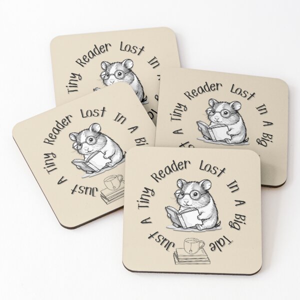 Item preview, Cute Hamster Reading designed and sold by StoneybrokeM.