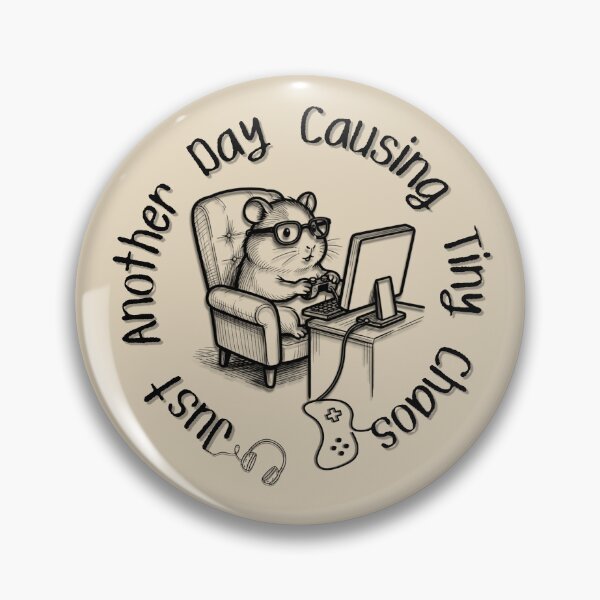 Item preview, Cute Hamster Gamer Chaos designed and sold by StoneybrokeM.