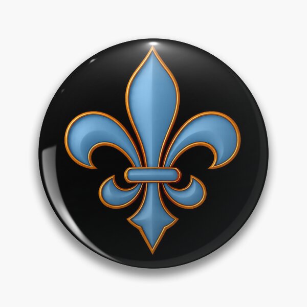 Item preview, Blue Fleur-de-lis  designed and sold by PatternTitan.