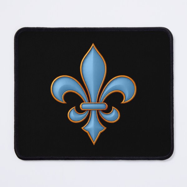 Item preview, Blue Fleur-de-lis  designed and sold by PatternTitan.