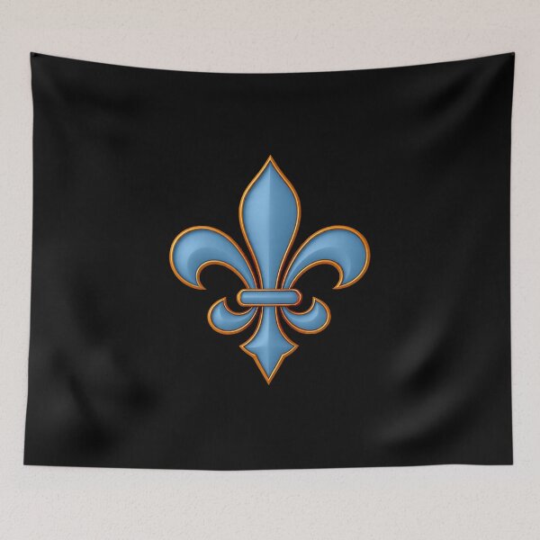 Item preview, Blue Fleur-de-lis  designed and sold by PatternTitan.
