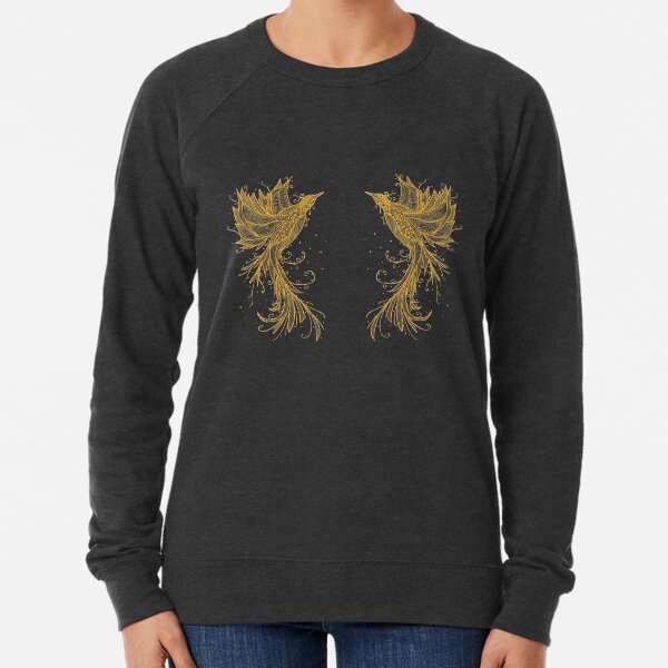 Golden Phoenix Zwillinge Rot Leichter Pullover