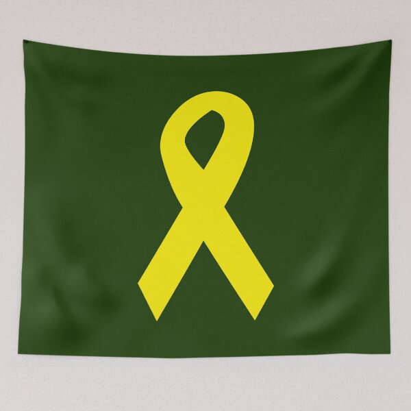 Item preview, Yellow Ribbon on Green designed and sold by coribeth.