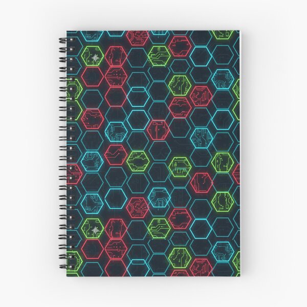 Item preview, Tech Circuit Hexagonal Pattern designed and sold by StickVerse by Owais.
