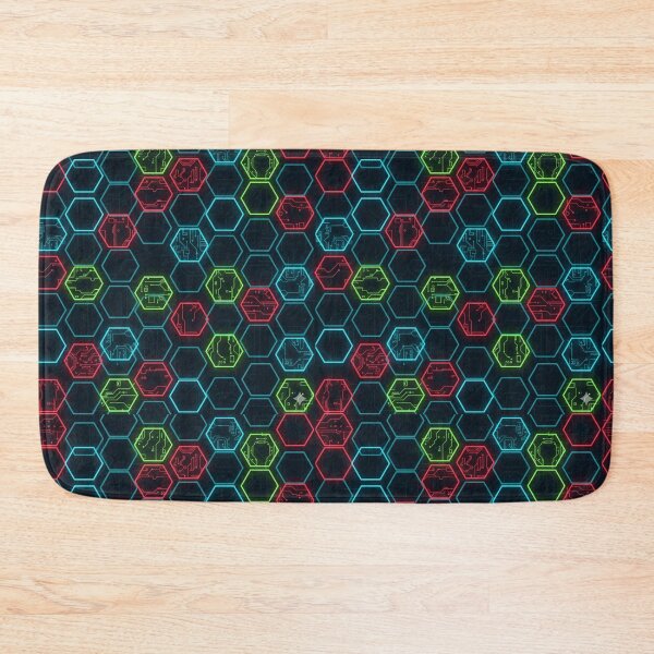 Item preview, Tech Circuit Hexagonal Pattern designed and sold by StickVerse by Owais.