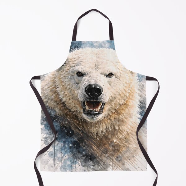 Artikelvorschau, Abstrakter Eisbär Kunst Wildtier Portrait entworfen und verkauft von giachem99.