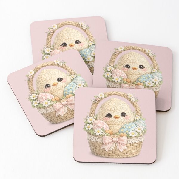 Item preview, Cute Crochet Easter Chick Basket Eggs Amigurumi designed and sold by DigitalMomy.