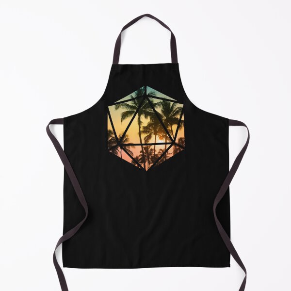 Item preview, Palm Tree D20, Nerdy Summer Vacay Dnd Dice designed and sold by DungeonAtelier.