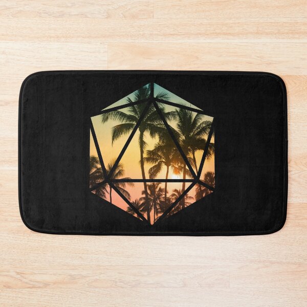Item preview, Palm Tree D20, Nerdy Summer Vacay Dnd Dice  designed and sold by DungeonAtelier.