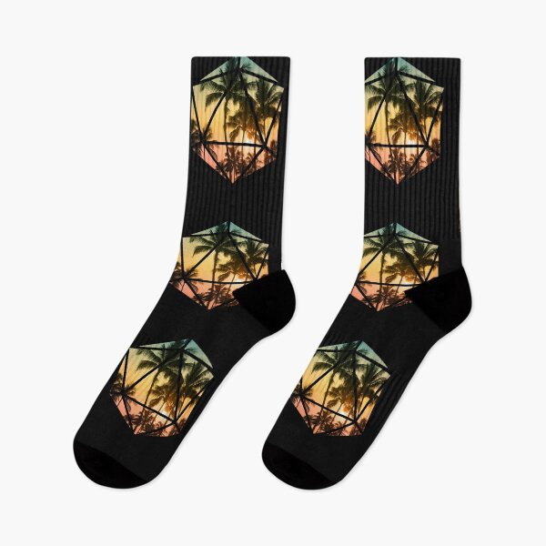 Item preview, Palm Tree D20, Nerdy Summer Vacay Dnd Dice  designed and sold by DungeonAtelier.