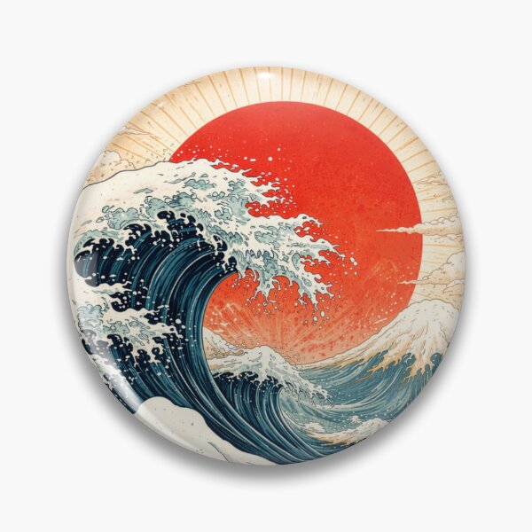 Item preview, Sol y olas japonesas designed and sold by Kate1art.