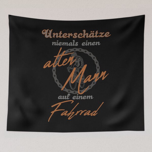 Item preview, Bicycle old man vintage funny saying designed and sold by MaximWundersee.