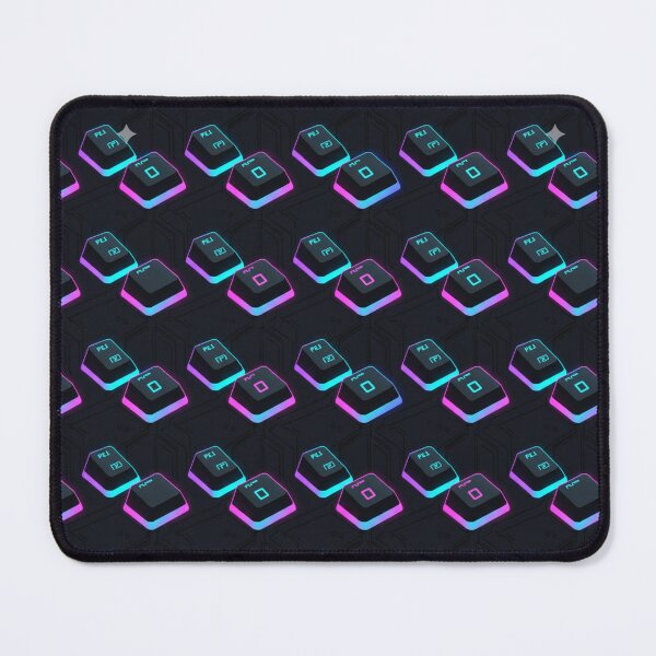 Item preview, Neon Keyboard Key Pattern designed and sold by StickVerse by Owais.