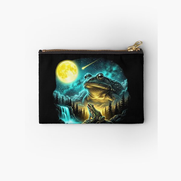 Item preview, Three Frog Moon Vintage 90s Airbrush Y2K Grunge Graphic designed and sold by EvrmoodCo.