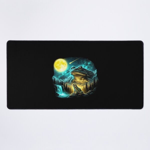 Item preview, Three Frog Moon Vintage 90s Airbrush Y2K Grunge Graphic designed and sold by EvrmoodCo.